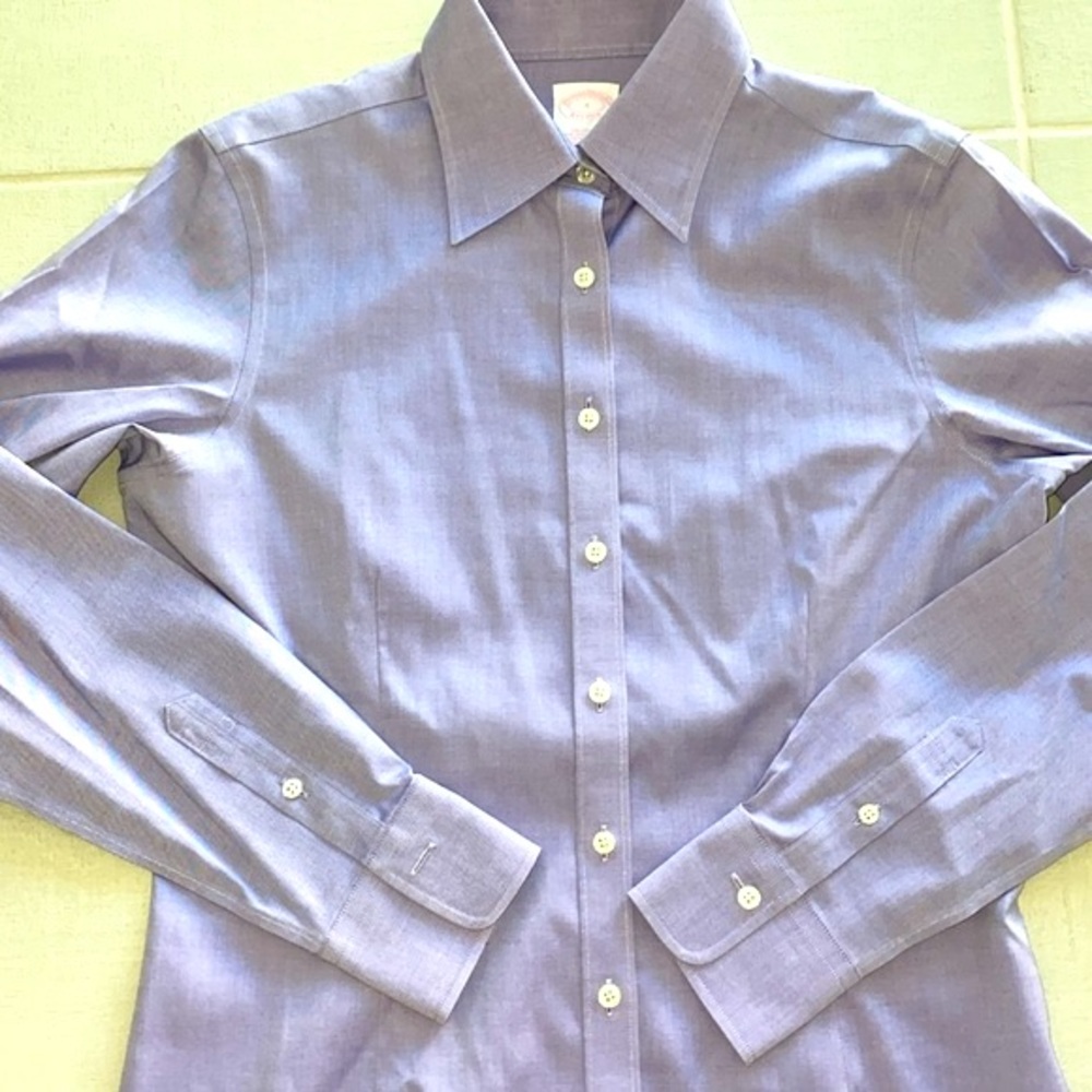 Brooks Brother mens long sleeve shirt size 4 - Picture 4 of 5